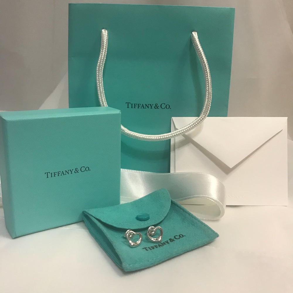 Tiffany & Co. Elsa Peretti Open Heart Earrings